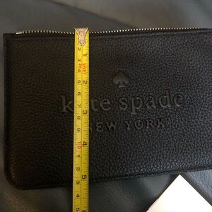 Kate Spade Black Pebbled Leather Wallet